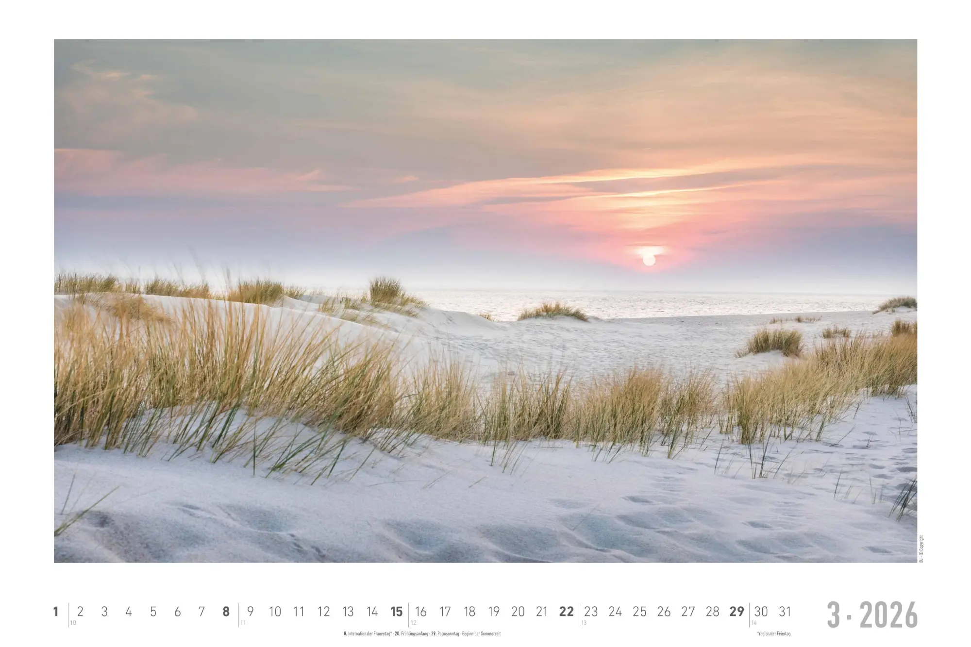 Bild: 4069095001909 | Seeblick 2026 - Bildkalender quer 49,5x33 cm - Sea View - die...