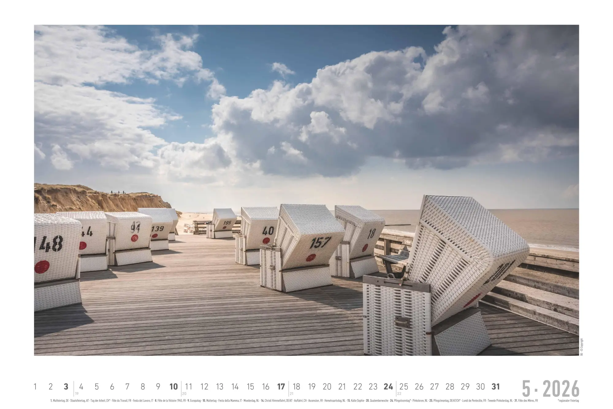 Bild: 4069095001909 | Seeblick 2026 - Bildkalender quer 49,5x33 cm - Sea View - die...