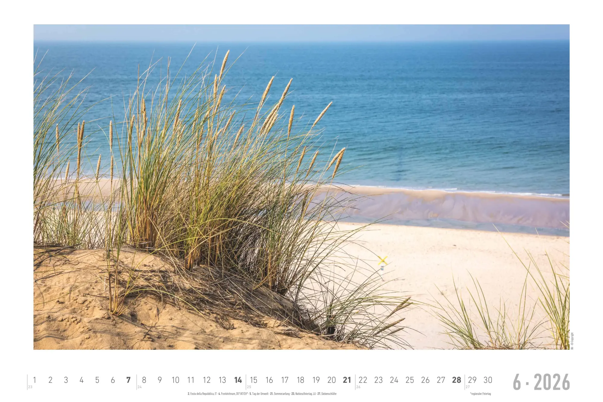 Bild: 4069095001909 | Seeblick 2026 - Bildkalender quer 49,5x33 cm - Sea View - die...