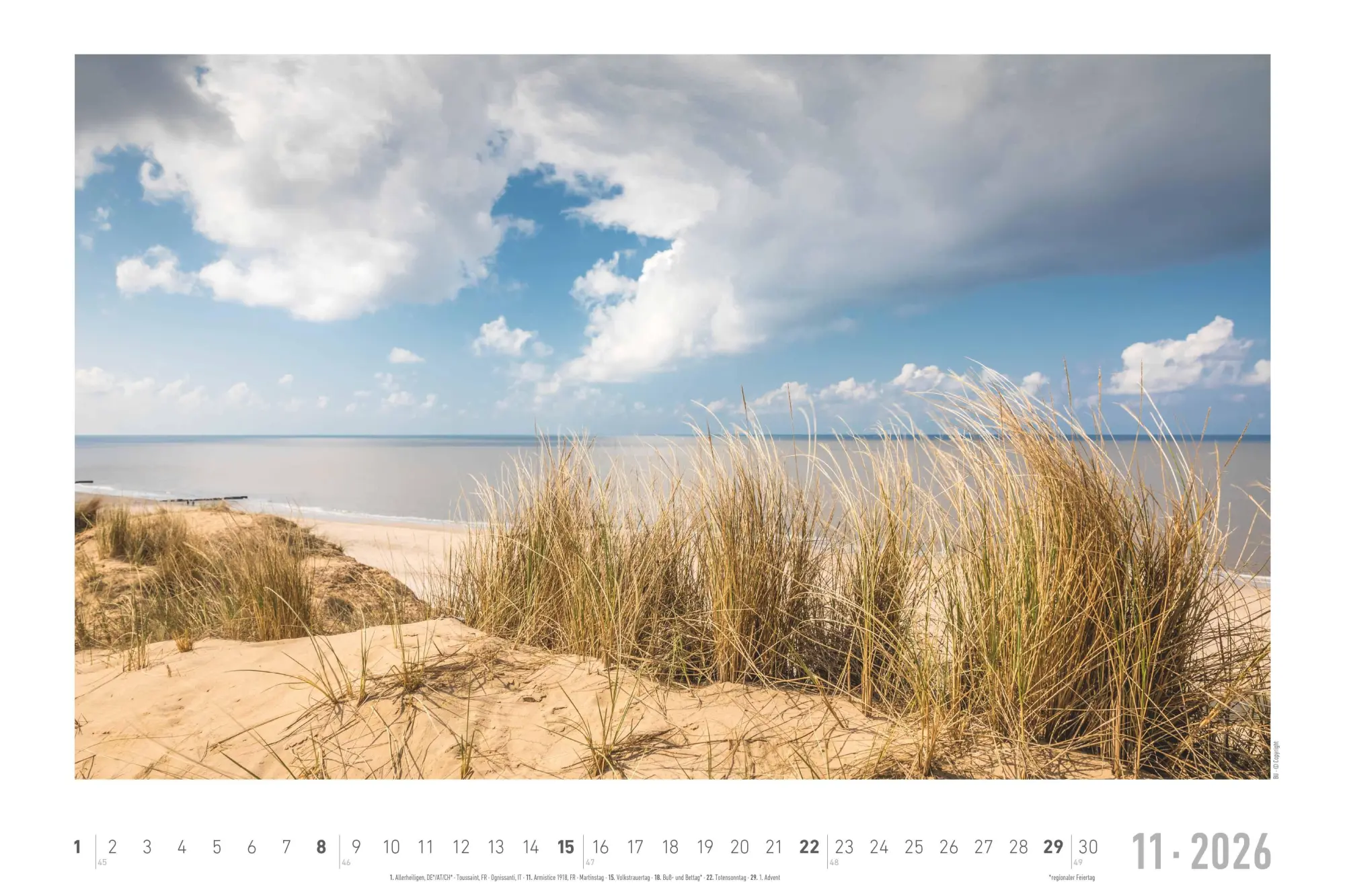 Bild: 4069095001909 | Seeblick 2026 - Bildkalender quer 49,5x33 cm - Sea View - die...