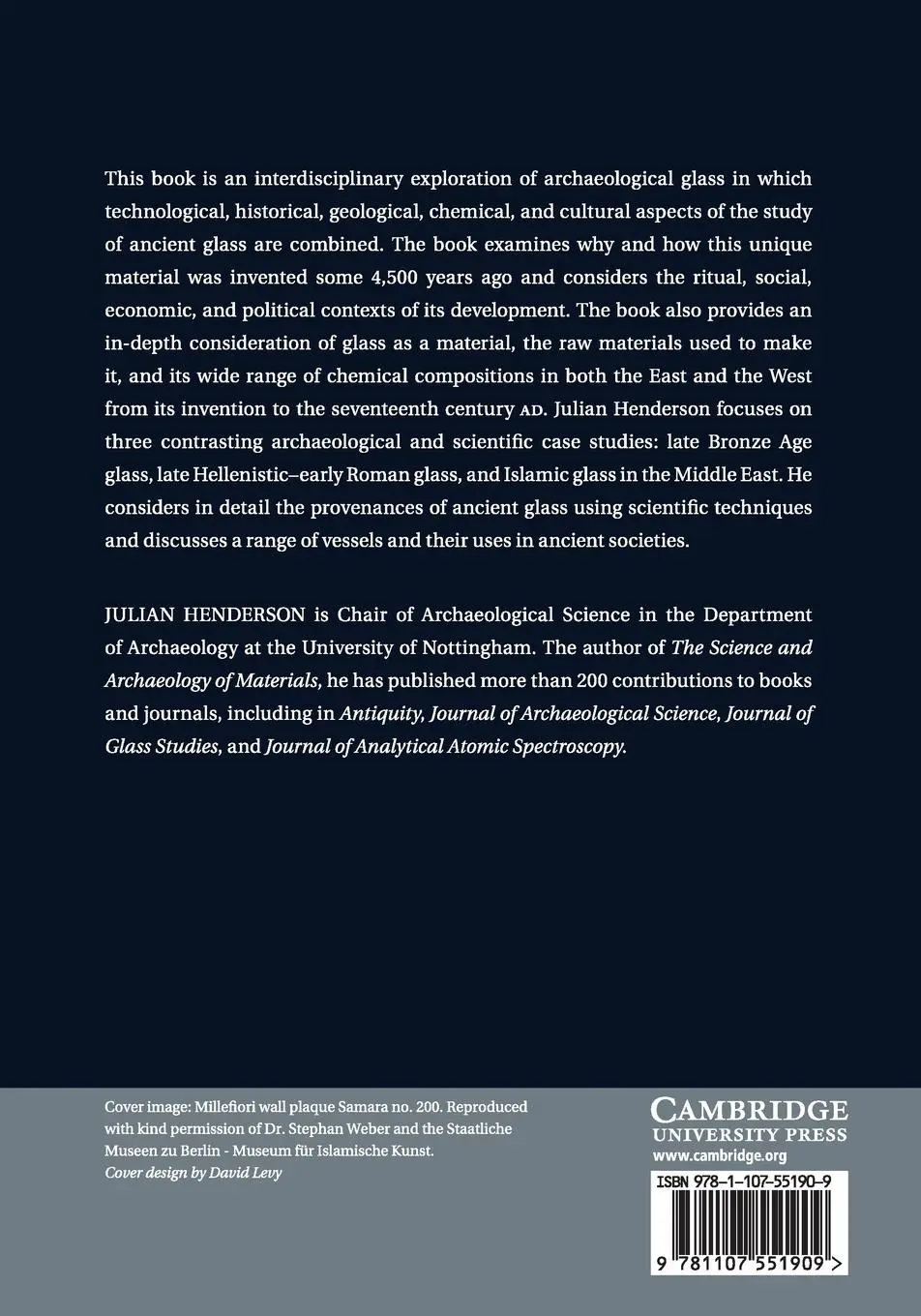 Rückseite: 9781107551909 | Ancient Glass | Julian Henderson | Taschenbuch | Englisch | 2018