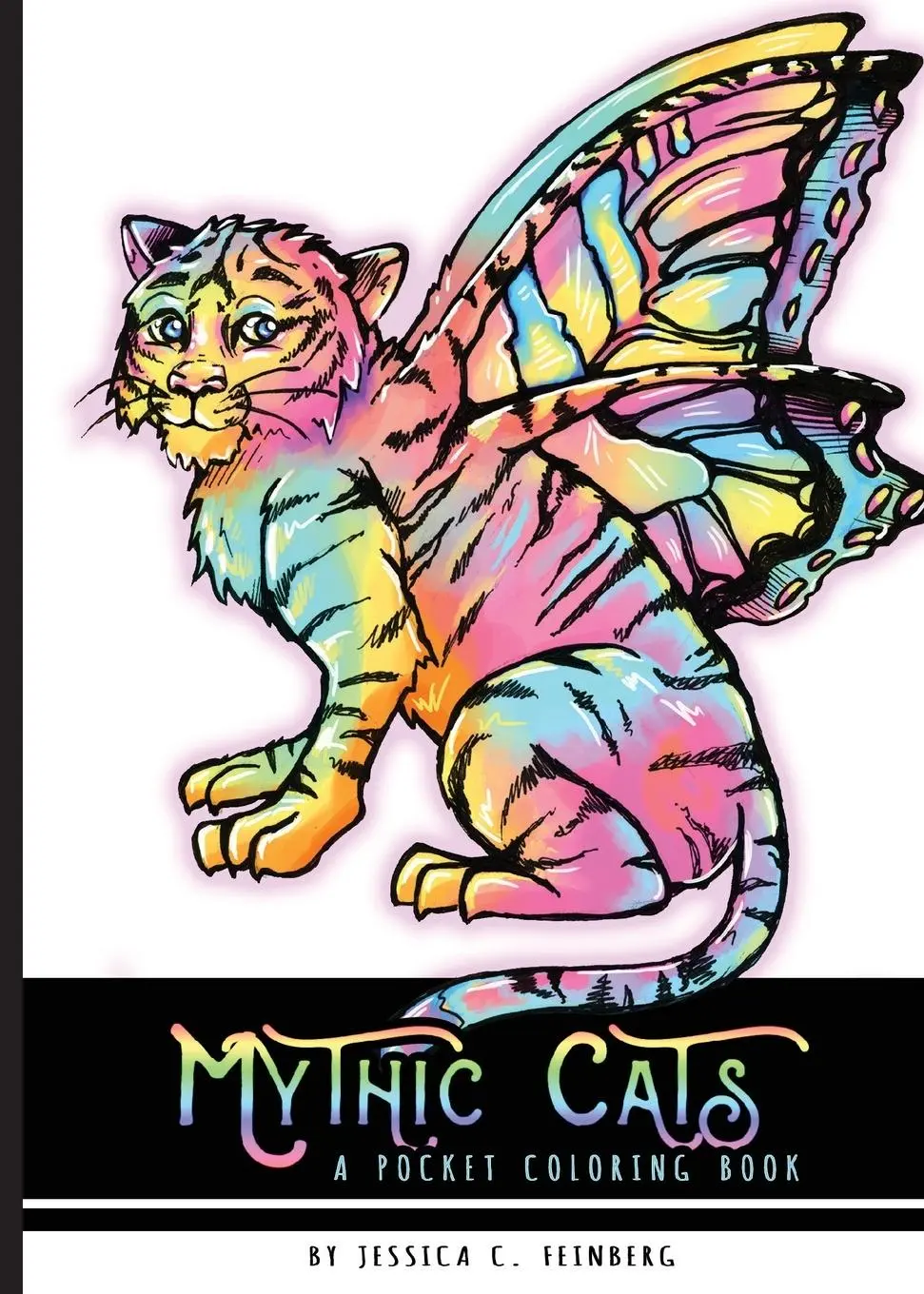 Cover: 9781648711909 | Mythic Cats Pocket Coloring Book | Jessica Feinberg | Taschenbuch