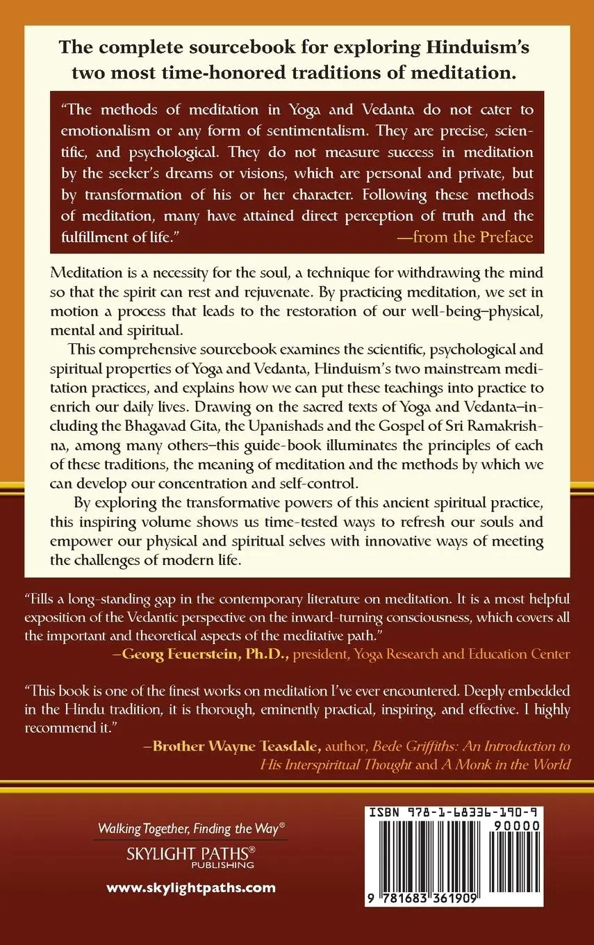 Rückseite: 9781683361909 | Meditation &amp; Its Practices | Swami Adiswarananda | Buch | Gebunden