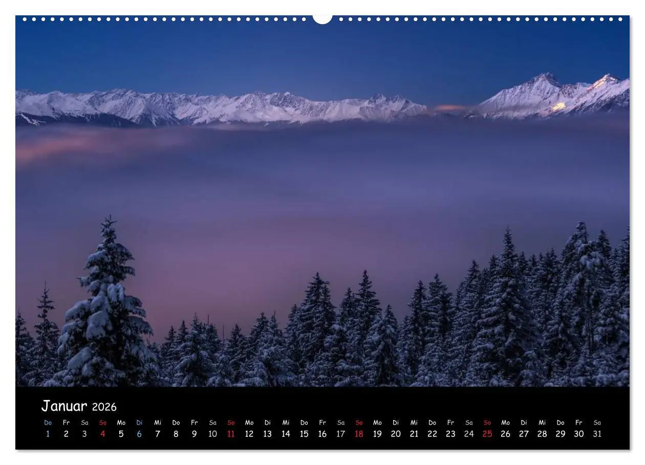 Bild: 9783516081909 | Tiroler Stimmungen (Wandkalender 2026 DIN A2 quer), CALVENDO...