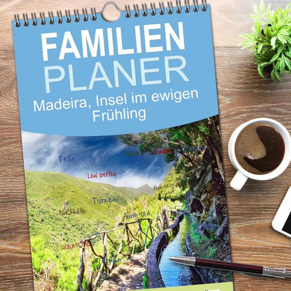 Bild: 9783516601909 | Familienplaner 2026 - Madeira, Insel im ewigen Frühling mit 5...