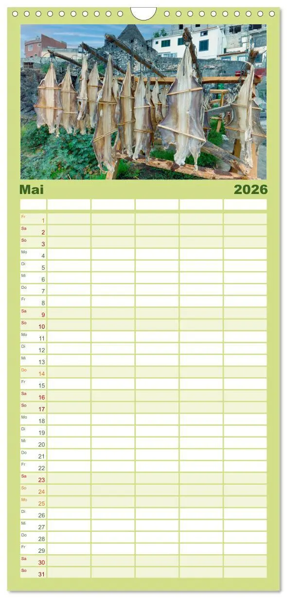 Bild: 9783516601909 | Familienplaner 2026 - Madeira, Insel im ewigen Frühling mit 5...