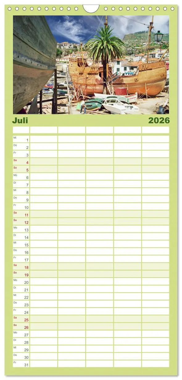 Bild: 9783516601909 | Familienplaner 2026 - Madeira, Insel im ewigen Frühling mit 5...