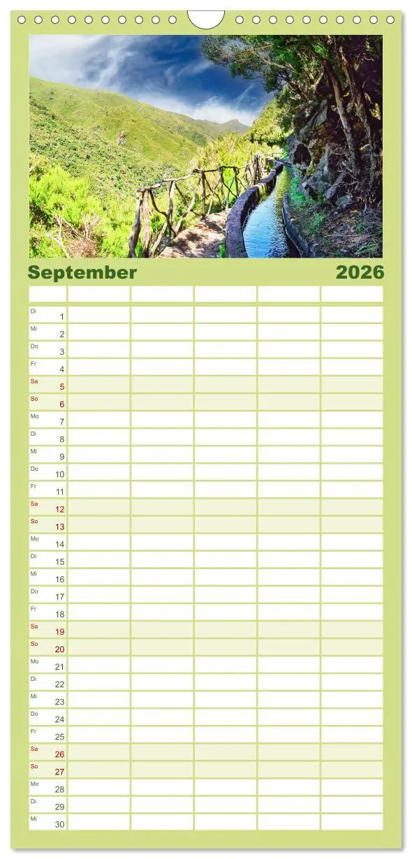 Bild: 9783516601909 | Familienplaner 2026 - Madeira, Insel im ewigen Frühling mit 5...