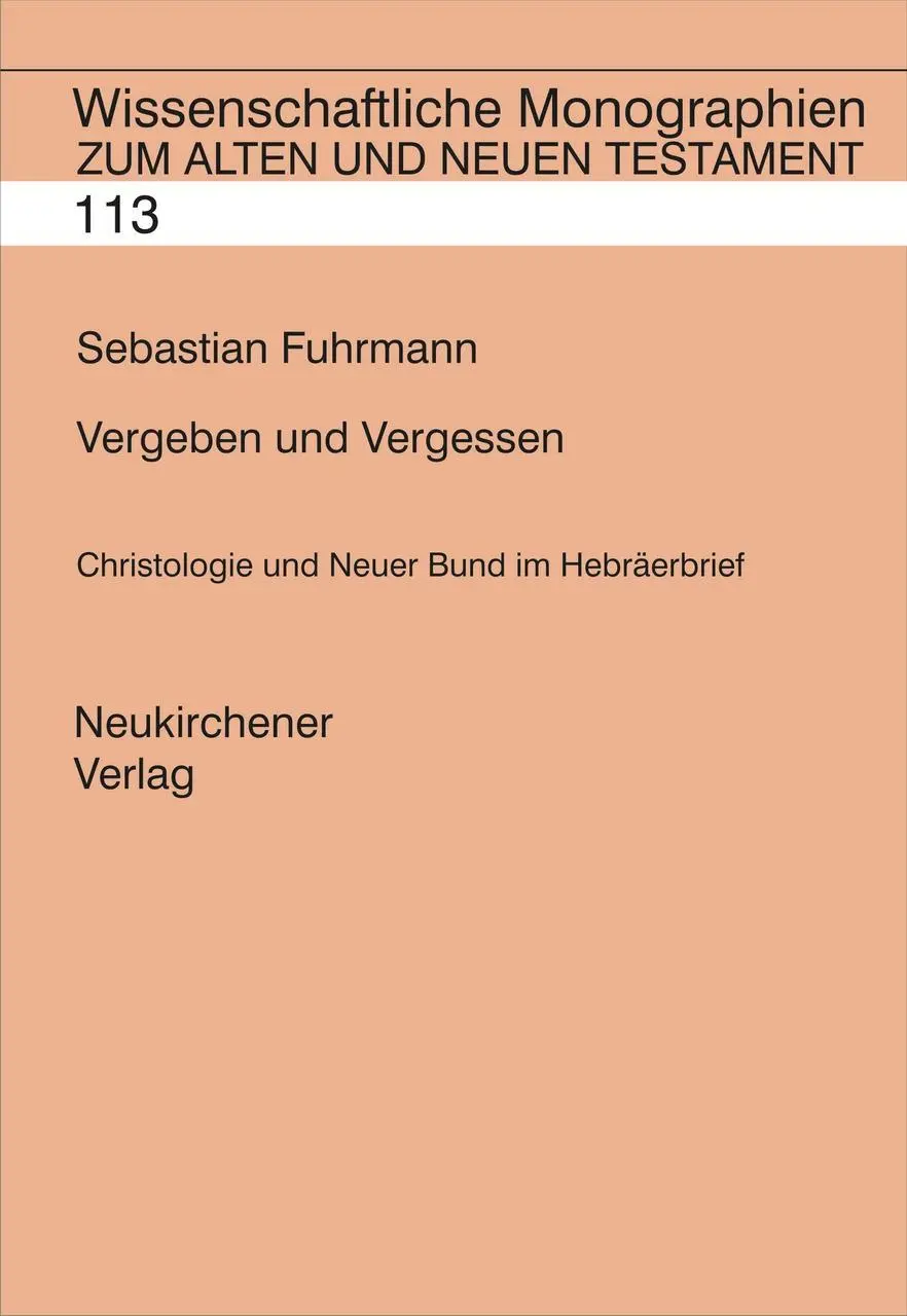 Cover: 9783788721909 | Vergeben und Vergessen | Sebastian Fuhrmann | Buch | 284 S. | Deutsch
