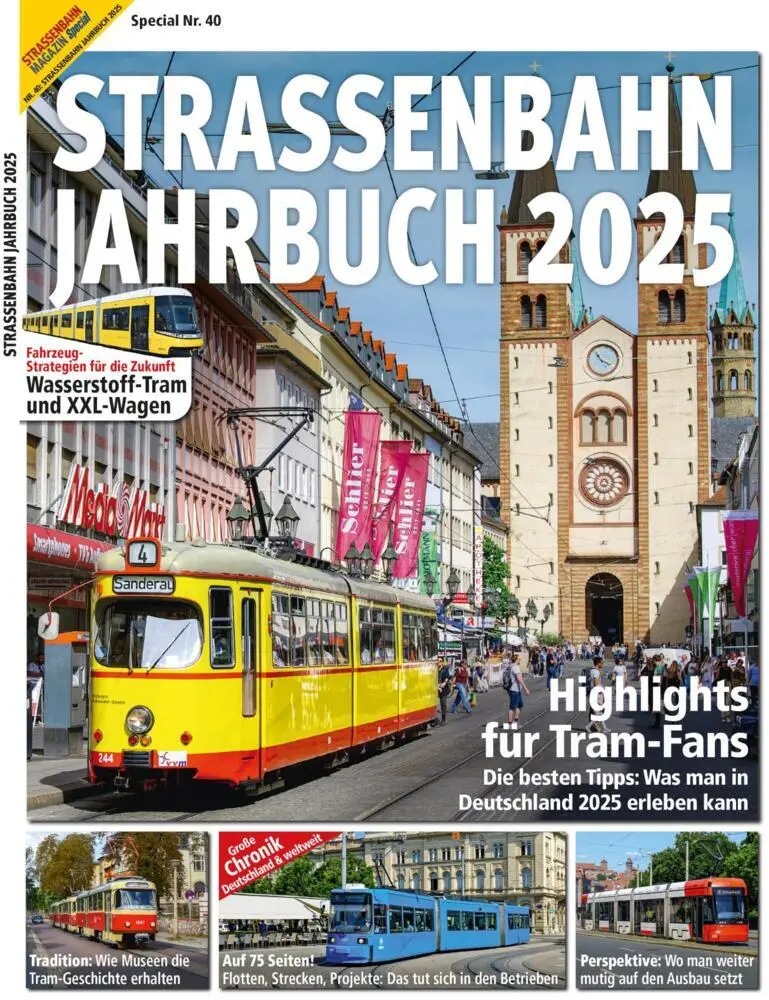 Cover: 9783987021909 | Strassenbahn Magazin Jahrbuch 2025 | Broschüre | 80 S. | Deutsch
