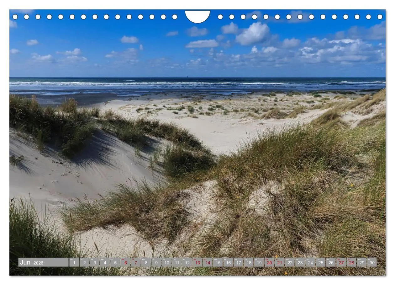 Bild: 9783457332009 | Vlieland Perle an der Nordsee (Wandkalender 2026 DIN A4 quer),...