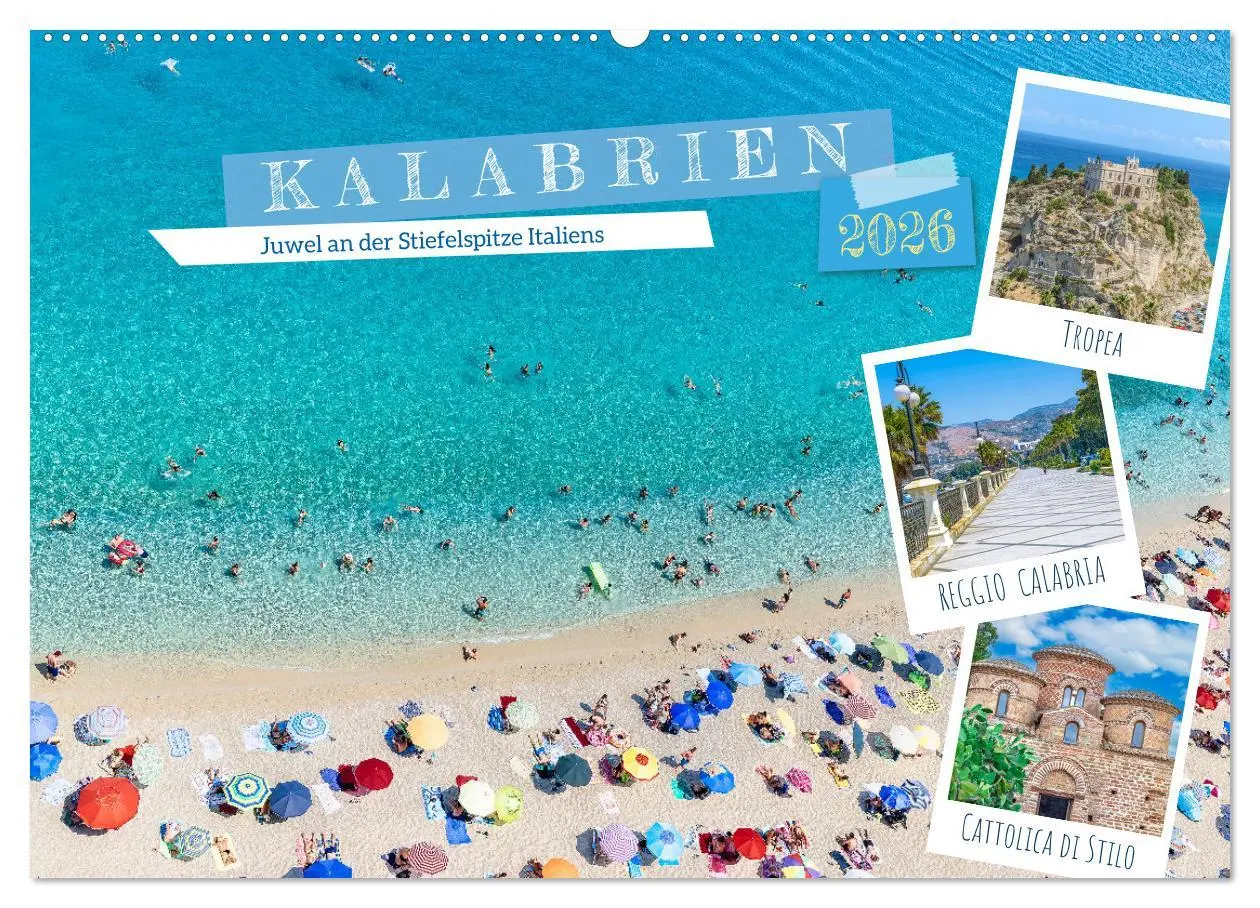 Cover: 9783457572009 | Kalabrien - Juwel an der Stiefelspitze Italiens (Wandkalender 2026...