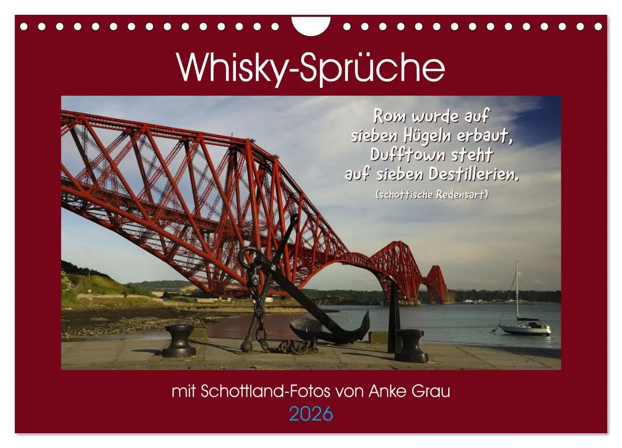 Cover: 9783457642009 | Whisky-Sprüche (Wandkalender 2026 DIN A4 quer), CALVENDO...