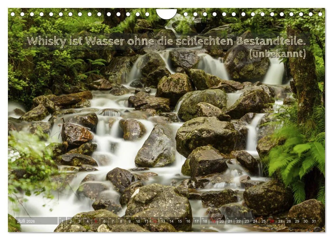 Bild: 9783457642009 | Whisky-Sprüche (Wandkalender 2026 DIN A4 quer), CALVENDO...