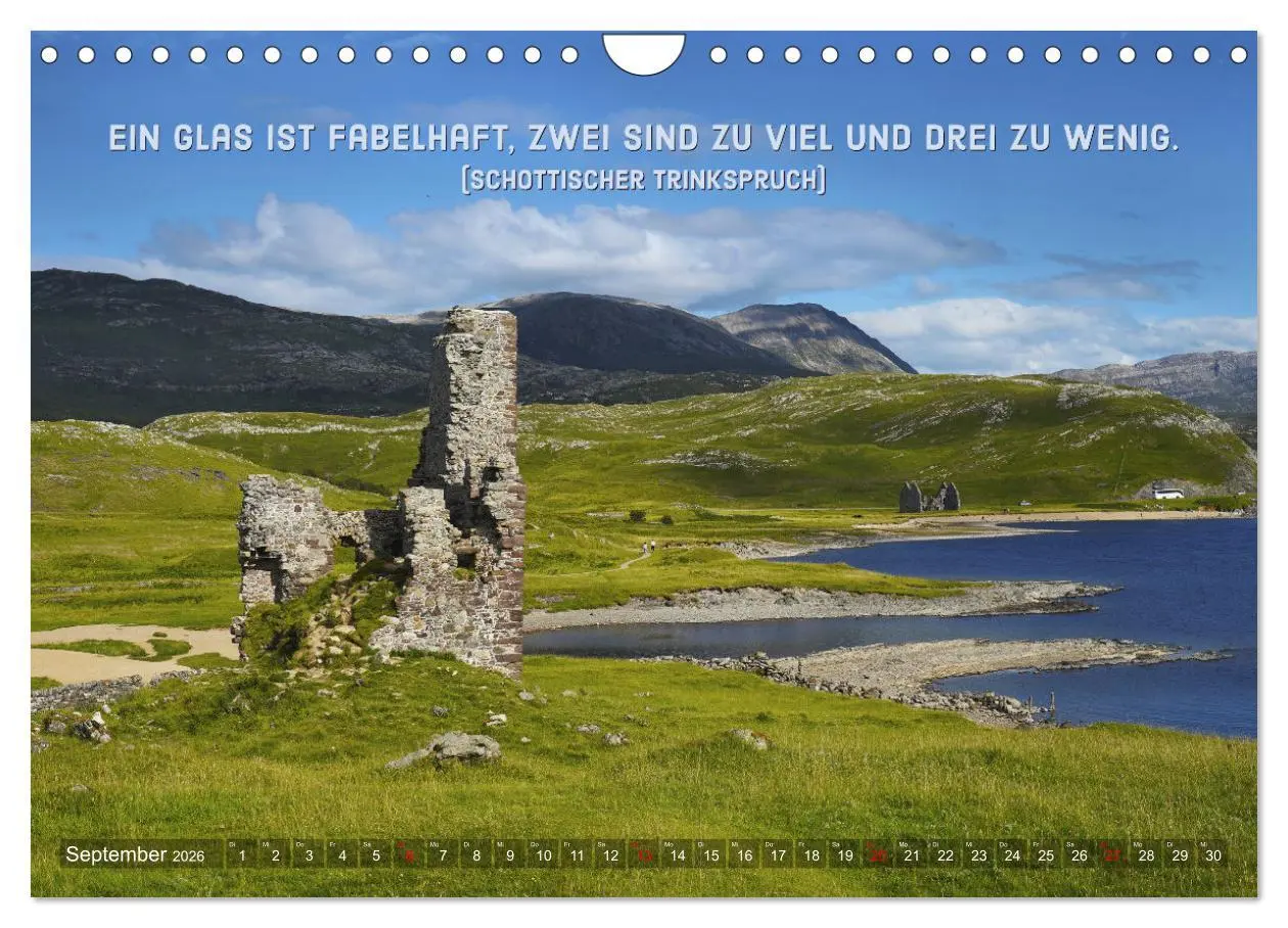 Bild: 9783457642009 | Whisky-Sprüche (Wandkalender 2026 DIN A4 quer), CALVENDO...