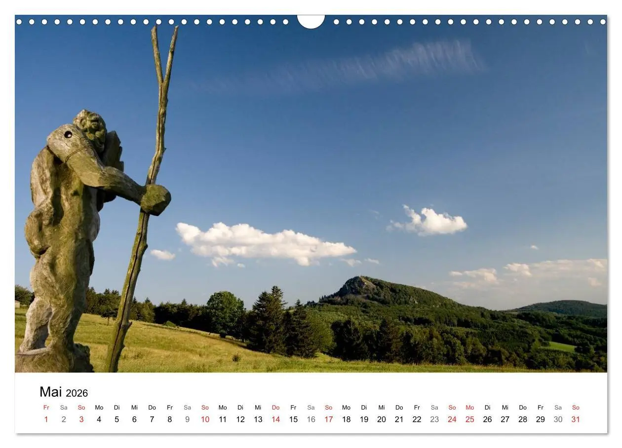 Bild: 9783457952009 | Die Rhön (Wandkalender 2026 DIN A3 quer), CALVENDO Monatskalender