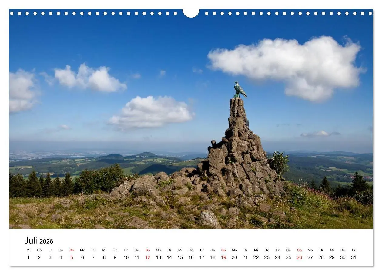 Bild: 9783457952009 | Die Rhön (Wandkalender 2026 DIN A3 quer), CALVENDO Monatskalender
