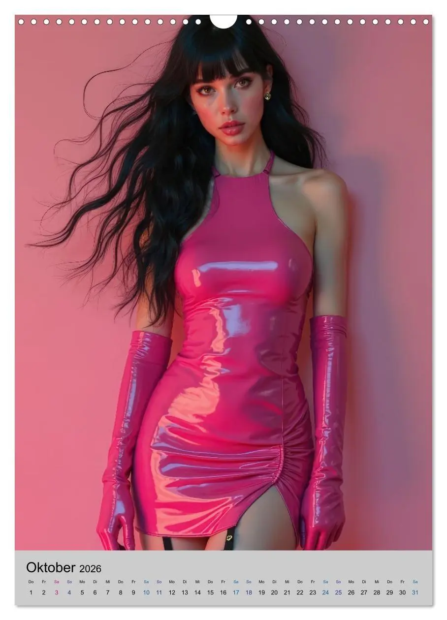 Bild: 9783516592009 | Glamour &amp; Latex (Wandkalender 2026 DIN A3 hoch), CALVENDO...