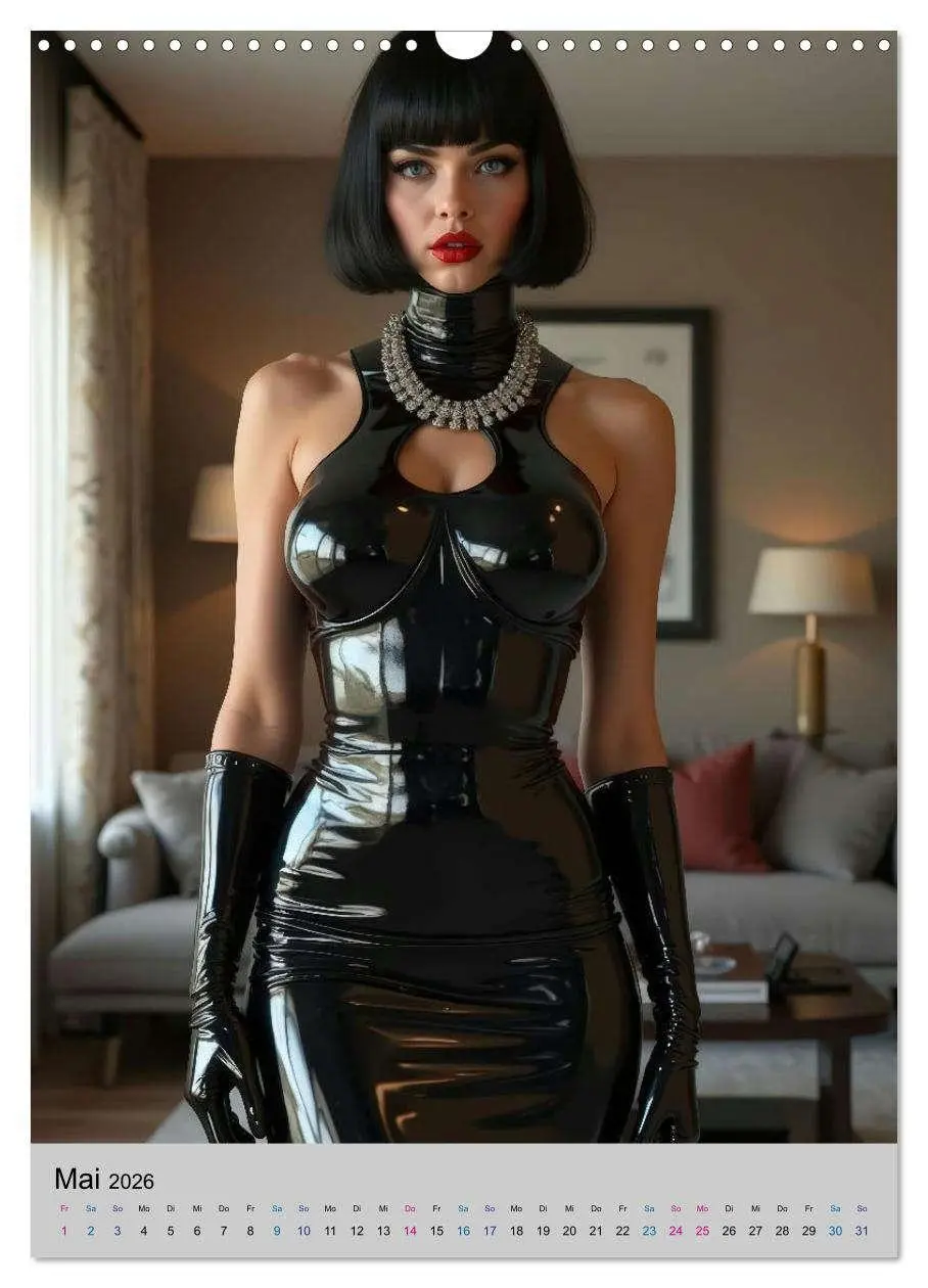 Bild: 9783516592009 | Glamour &amp; Latex (Wandkalender 2026 DIN A3 hoch), CALVENDO...