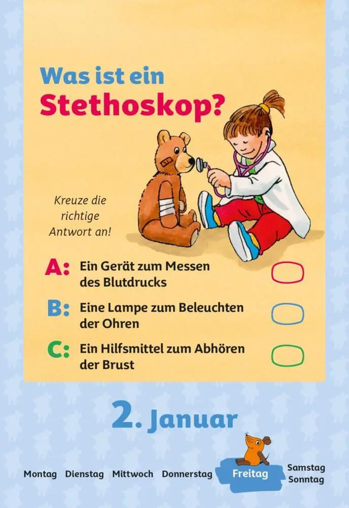 Bild: 9783830322009 | Frag doch mal ... die Maus: Tageskalender 2026 - Mein Kalender für...