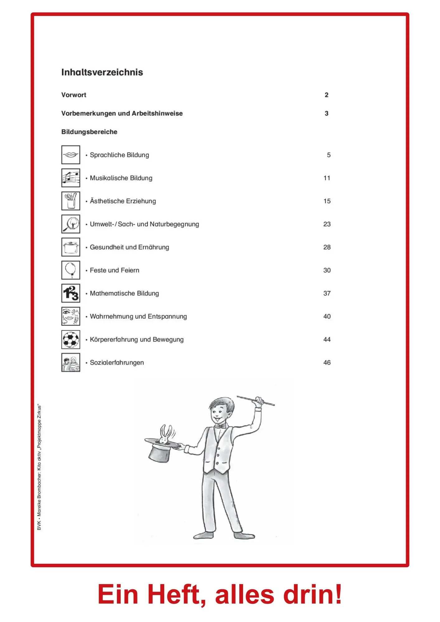 Bild: 9783965202009 | Kita aktiv Projektmappe Zirkus | Mareike Brombacher | Broschüre | 2023