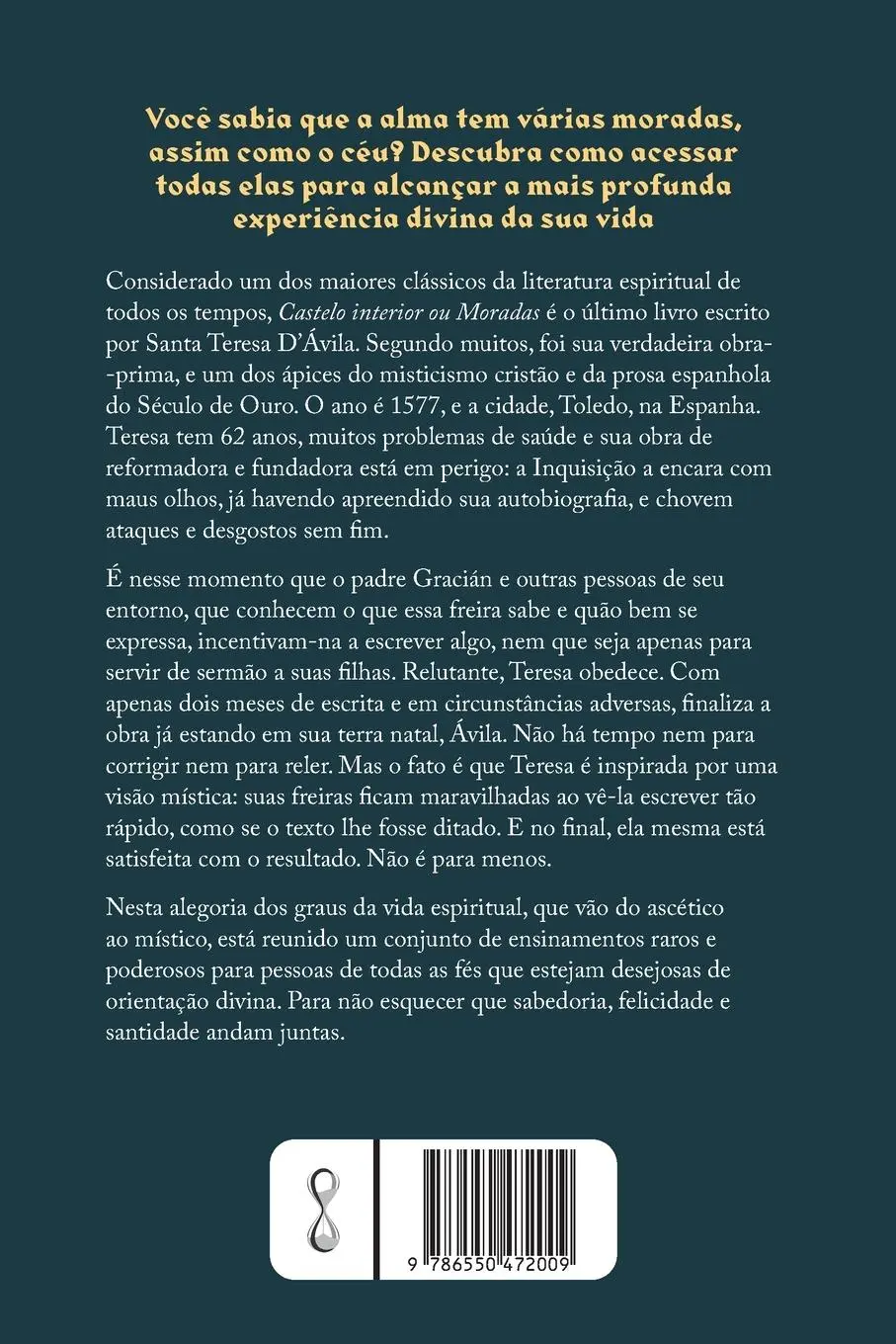 Rückseite: 9786550472009 | Castelo Interior: ou moradas | Santa Tereza D´Ávila | Taschenbuch