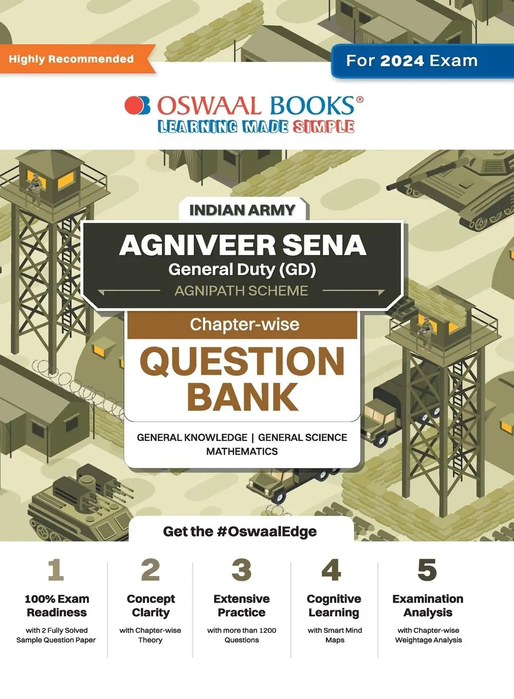 Cover: 9789359582009 | Oswaal Indian Army Agniveer Sena General Duty (GD) (Agnipath Scheme...