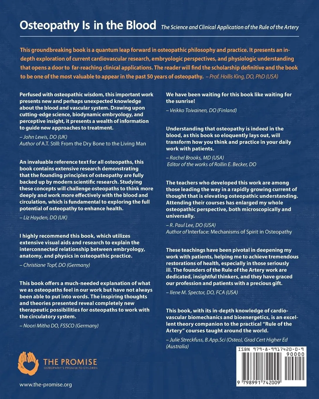 Rückseite: 9798991742009 | Osteopathy Is in the Blood | Maxwell Fraval | Taschenbuch | Englisch