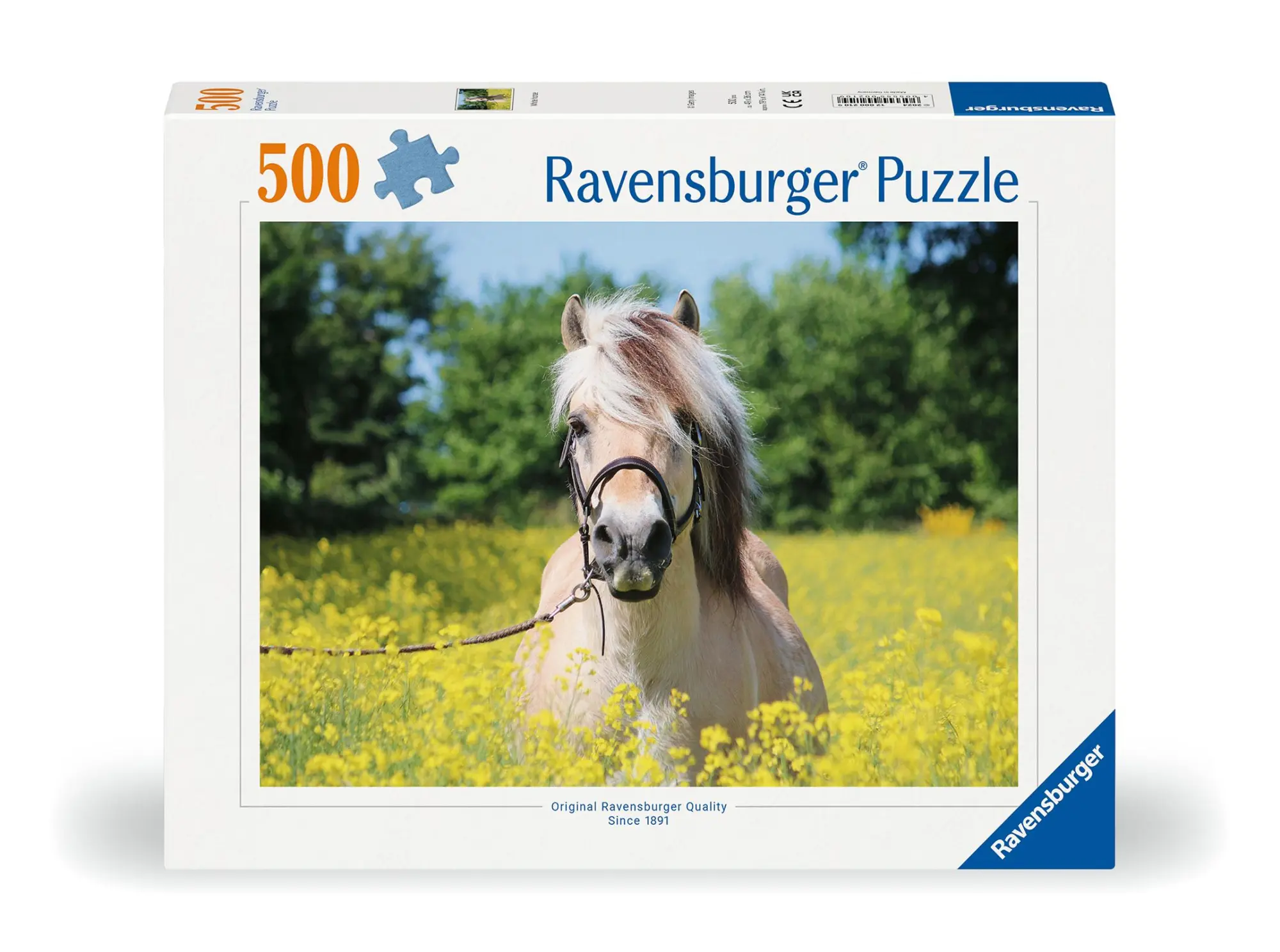 Cover: 4005555002109 | Erwachsenenpuzzle 500 Teile - Pferd im Rapsfeld | Spiel | 12000210
