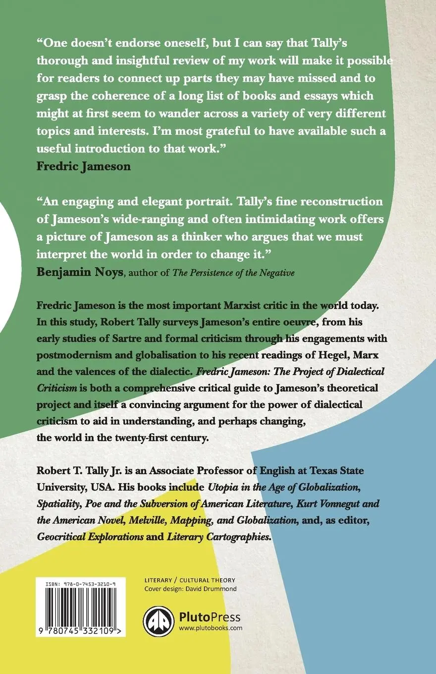 Rückseite: 9780745332109 | Fredric Jameson | The Project of Dialectical Criticism | Tally | Buch