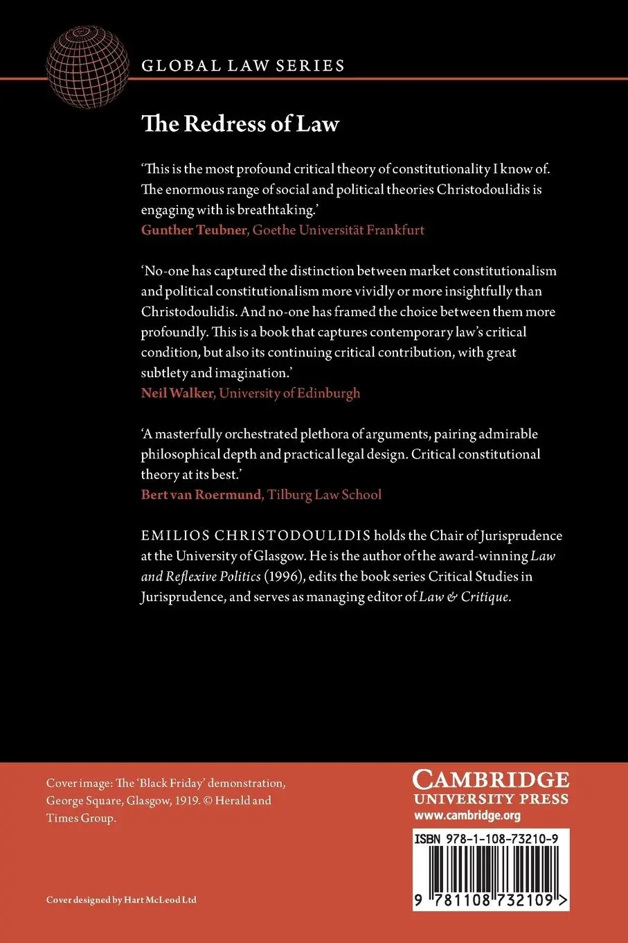 Rückseite: 9781108732109 | The Redress of Law | Emilios Christodoulidis | Taschenbuch | Paperback