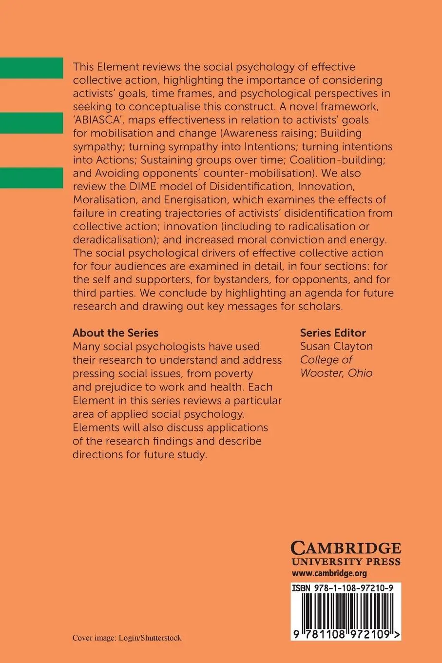 Rückseite: 9781108972109 | The Psychology of Effective Activism | Robyn Gulliver (u. a.) | Buch