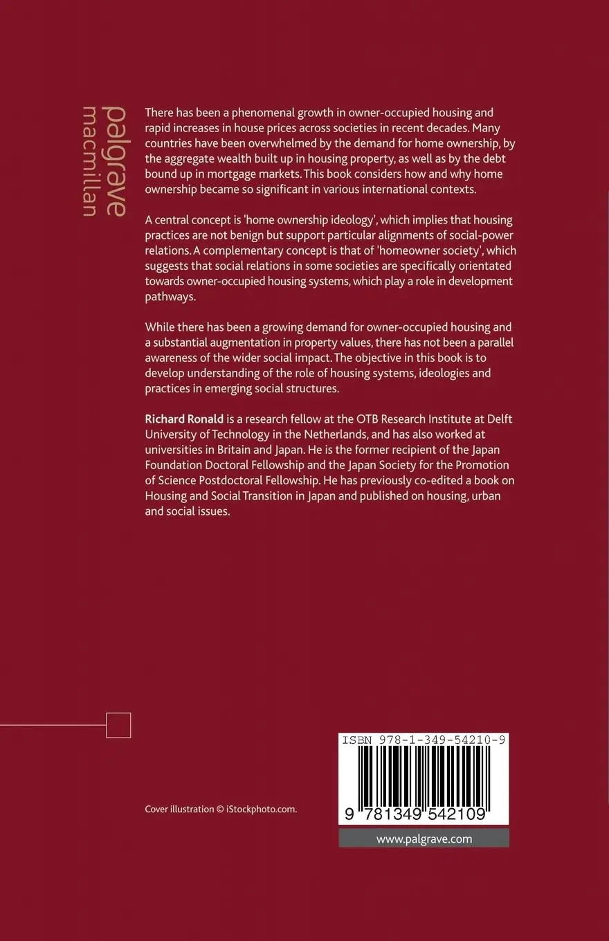 Rückseite: 9781349542109 | The Ideology of Home Ownership | R. Ronald | Taschenbuch | xii | 2008