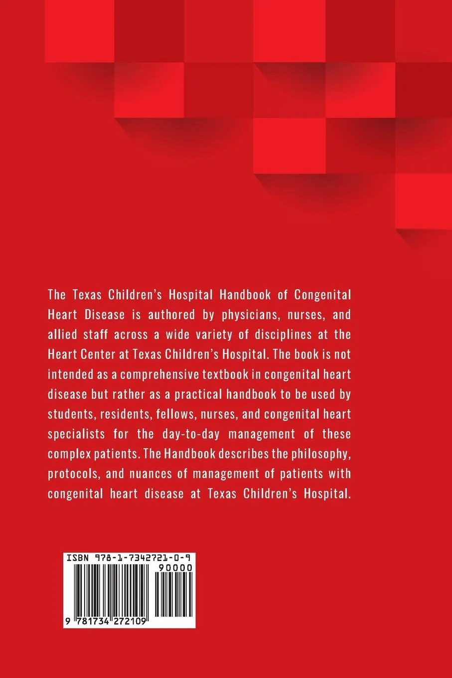 Rückseite: 9781734272109 | Texas Children's Hospital Handbook of Congenital Heart Disease | Buch