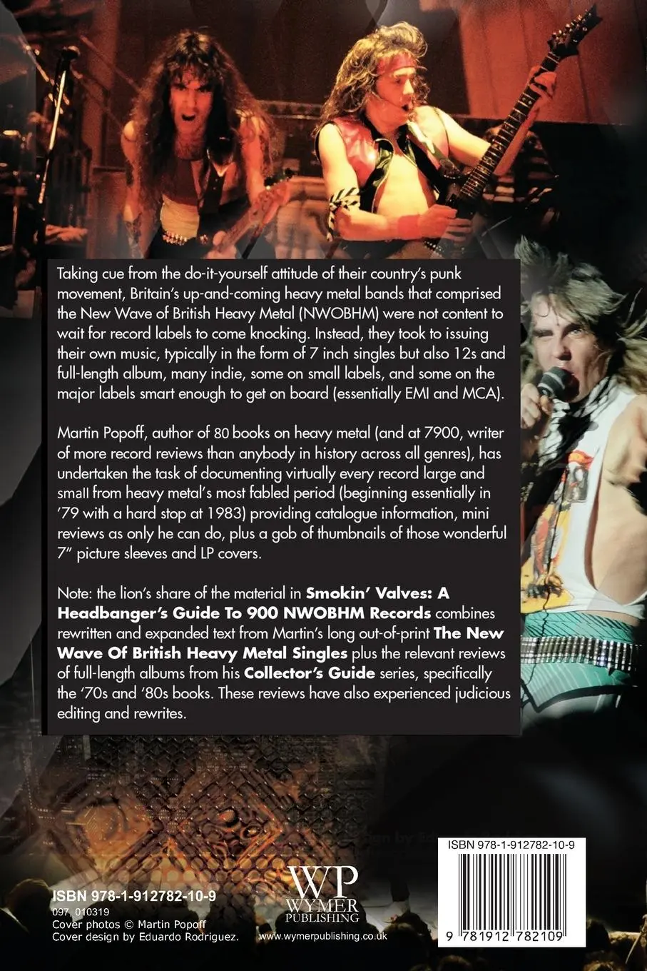 Rückseite: 9781912782109 | Smokin' Valves | A Headbanger's Guide To 900 NWOBHM Records | Popoff