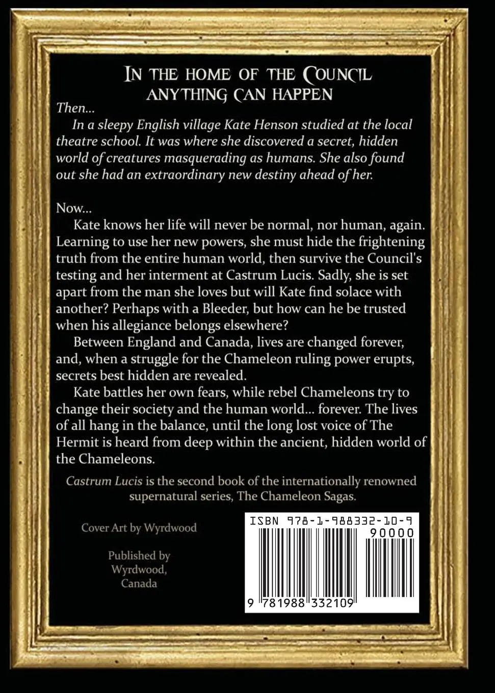 Rückseite: 9781988332109 | Castrum Lucis | J. E. Marriott | Taschenbuch | The Chameleon Sagas