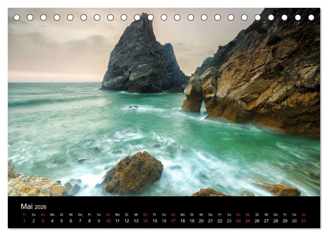 Bild: 9783516102109 | Wundervolles Portugal (Tischkalender 2026 DIN A5 quer), CALVENDO...