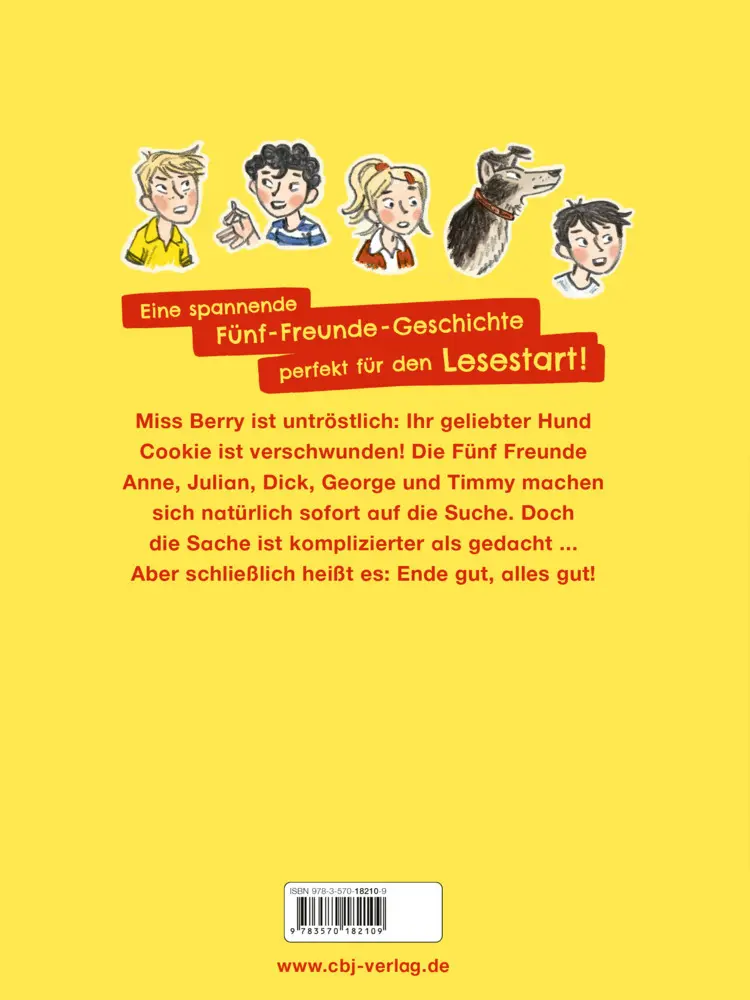 Bild: 9783570182109 | Fünf Freunde JUNIOR - Wo steckt Cookie? | Für Leseanfänger ab 7 Jahren