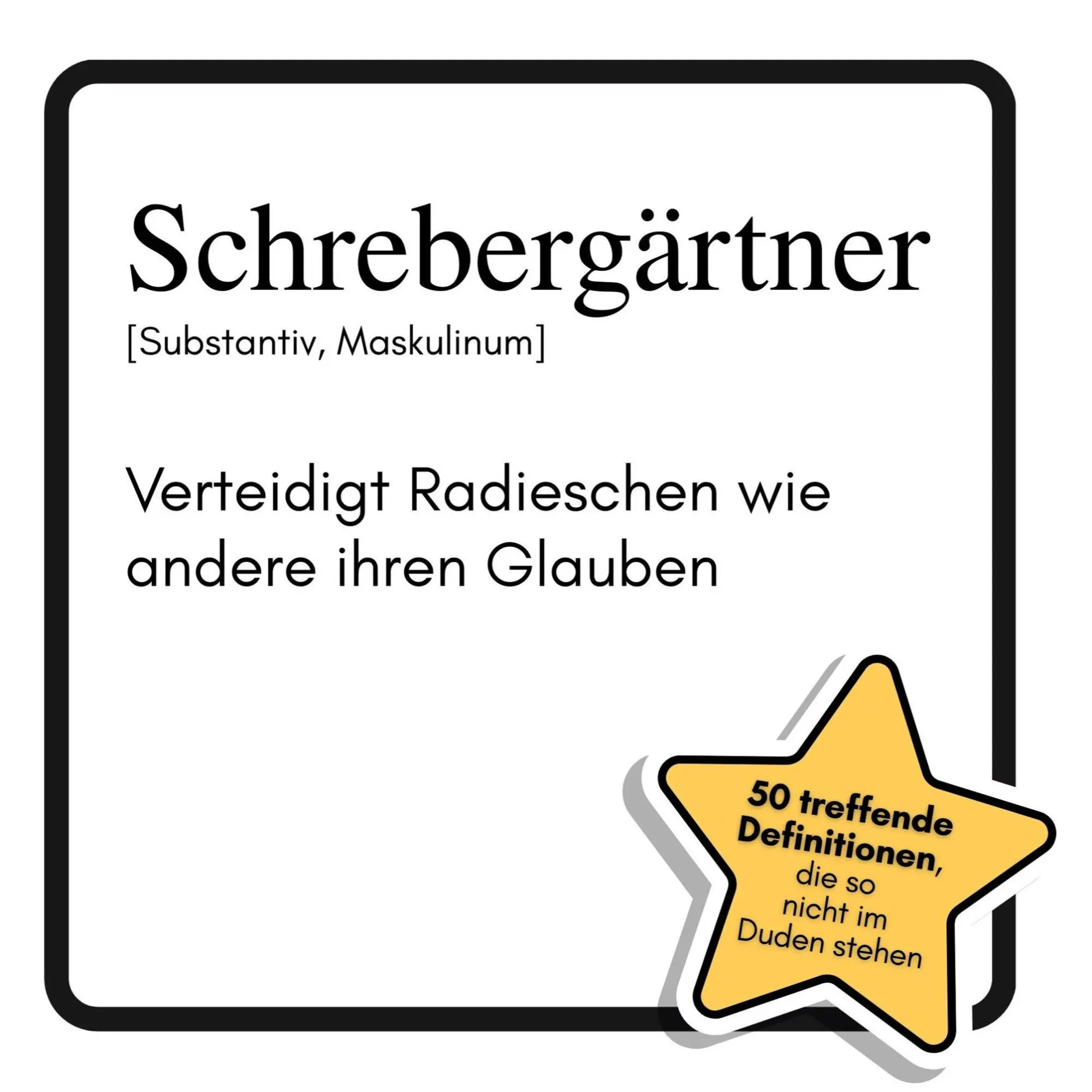Cover: 9783695302109 | Schrebergärtner | Verteidigt Radieschen wie andere ihren Glauben