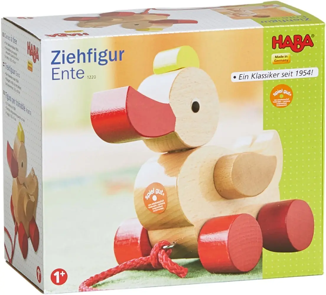 Bild: 4010168012209 | Ziehfigur Ente | 4c Faltschachtel | Deutsch | 2024 | EAN 4010168012209