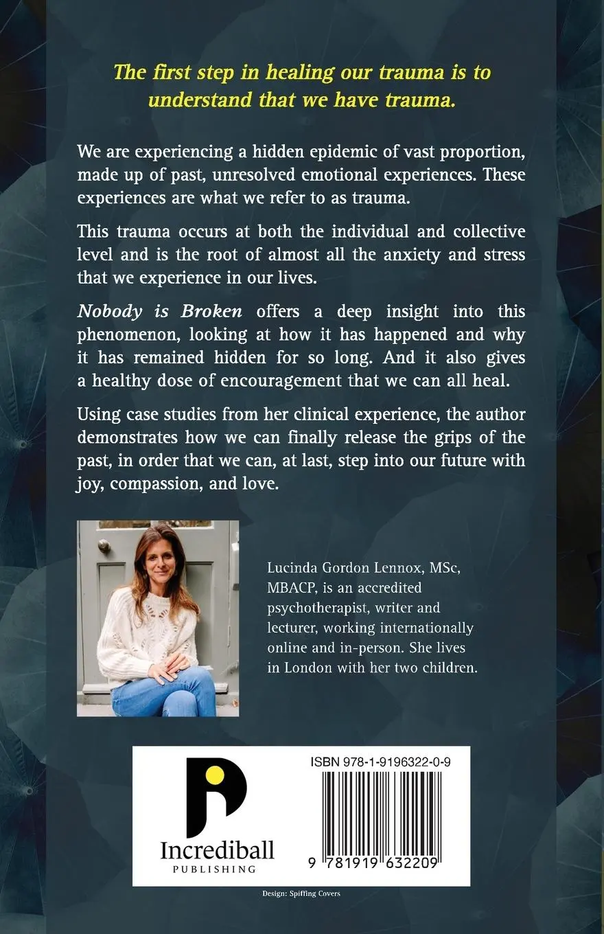 Rückseite: 9781919632209 | Nobody is Broken | We All Have Some Trauma. And Trauma Can Be Healed