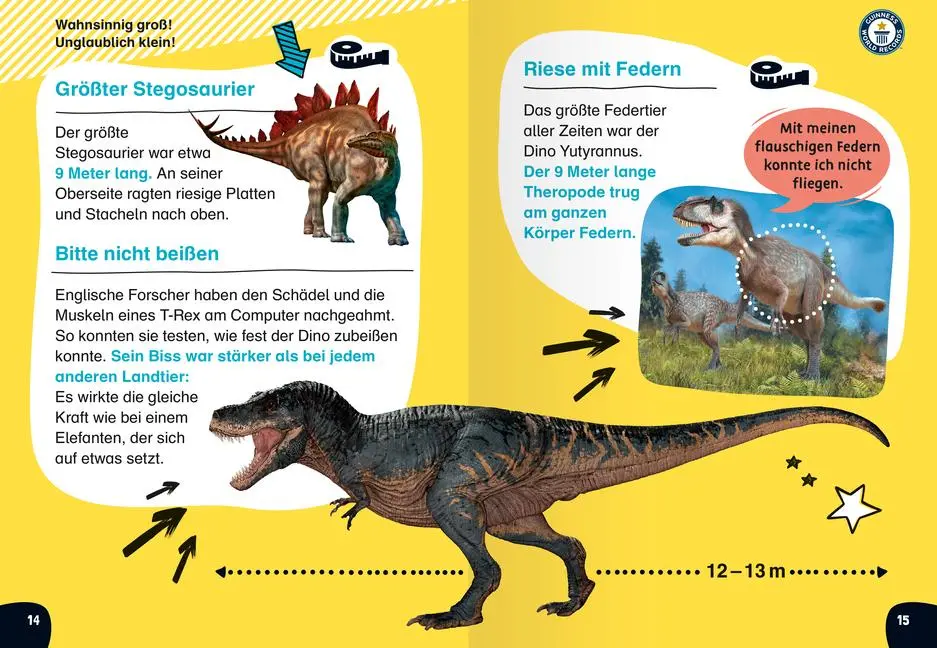 Bild: 9783473462209 | Guinness World Records - Dinosaurier | Buch | 64 S. | Deutsch | 2023