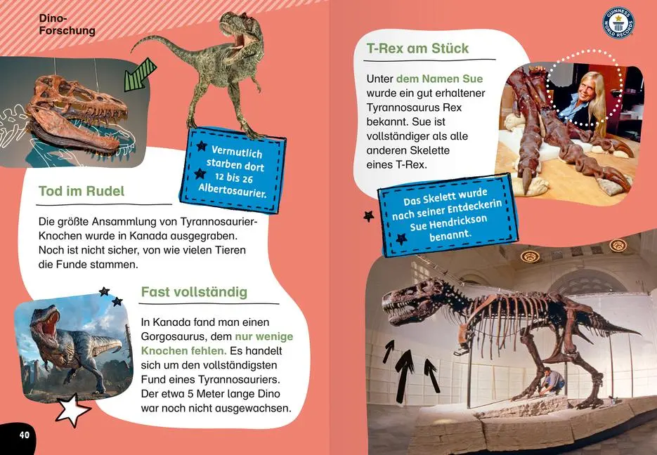 Bild: 9783473462209 | Guinness World Records - Dinosaurier | Buch | 64 S. | Deutsch | 2023