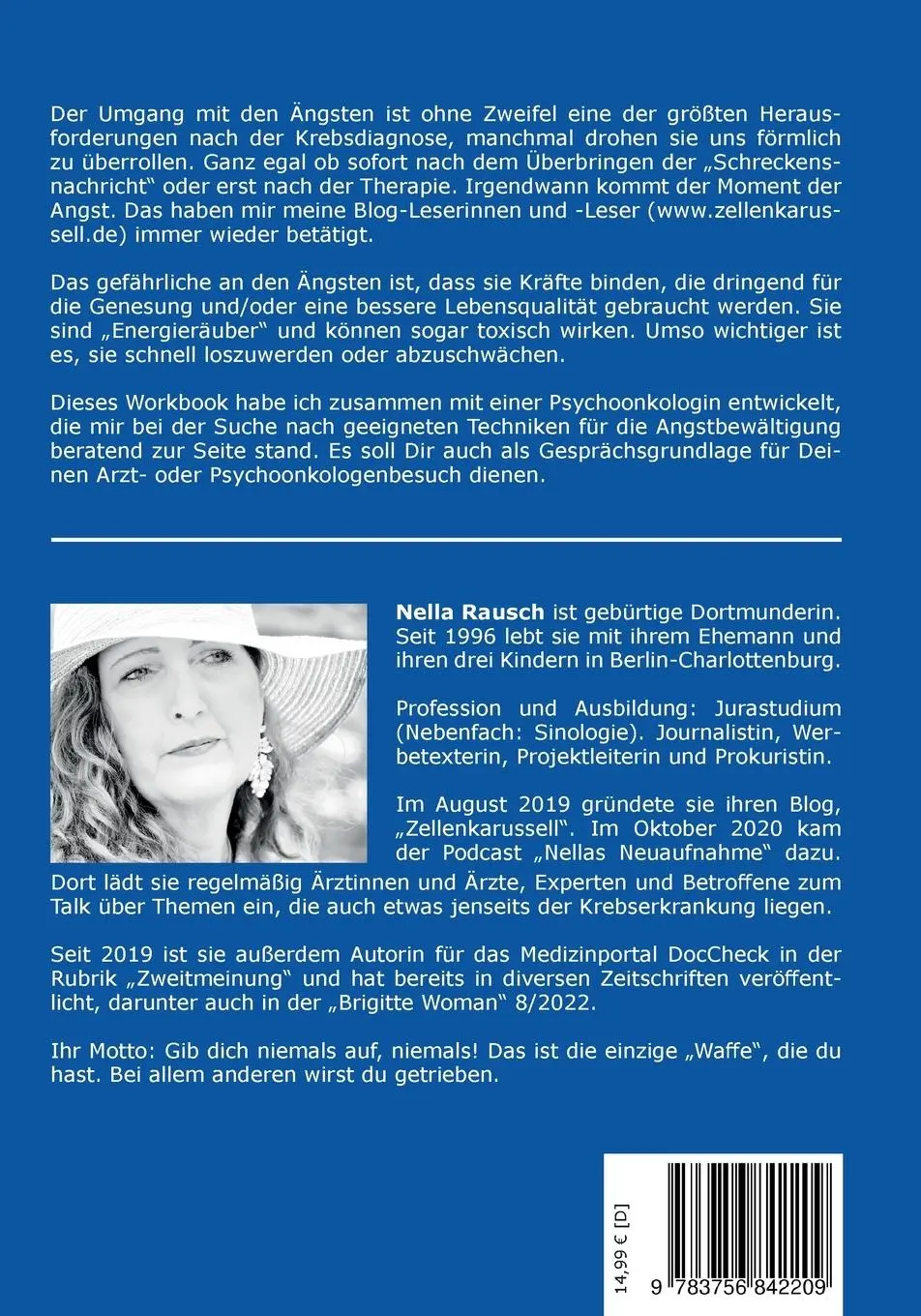 Rückseite: 9783756842209 | Angst lass nach! | In 7 Schritten gegen ein Gefühl, das jeder kennt.