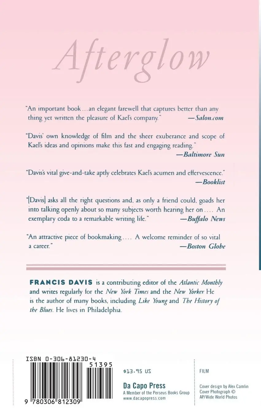 Rückseite: 9780306812309 | Afterglow | A Last Conversation with Pauline Kael | Francis Davis