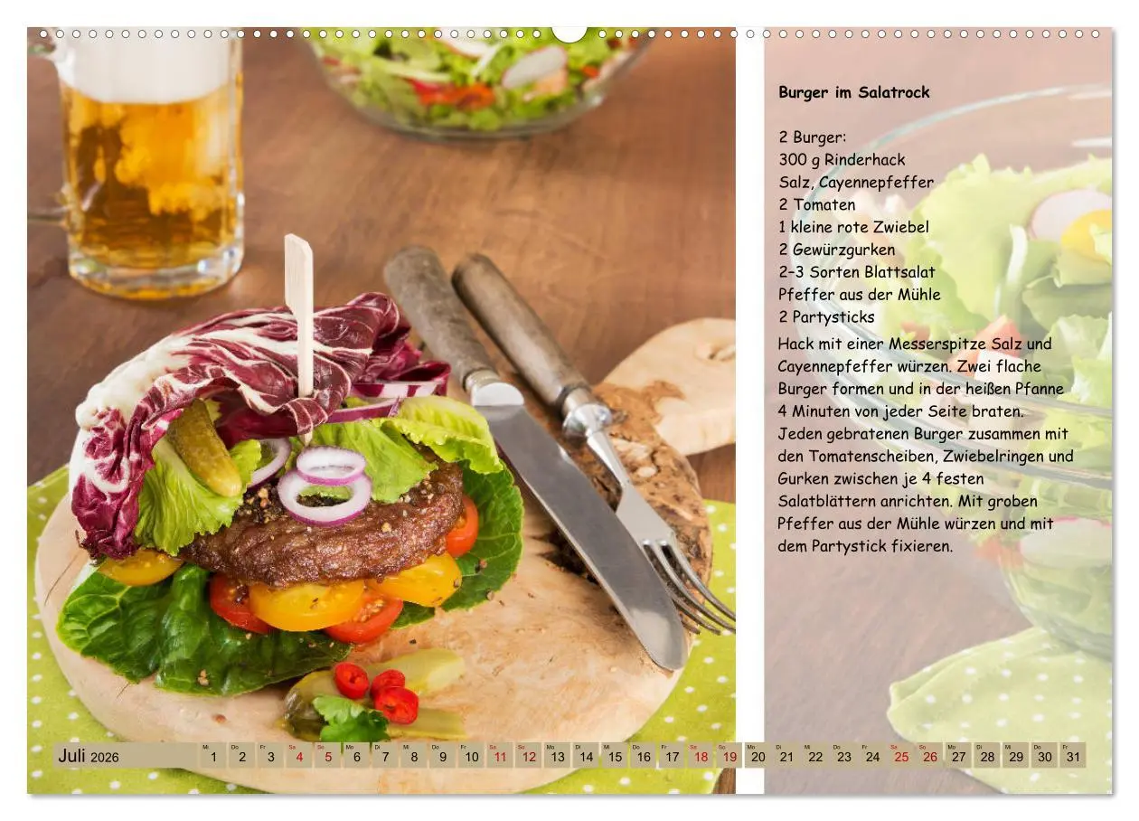 Bild: 9783457852309 | Low Carb 2.0 - Leichte Rezepte zum Selberkochen (Wandkalender 2026...