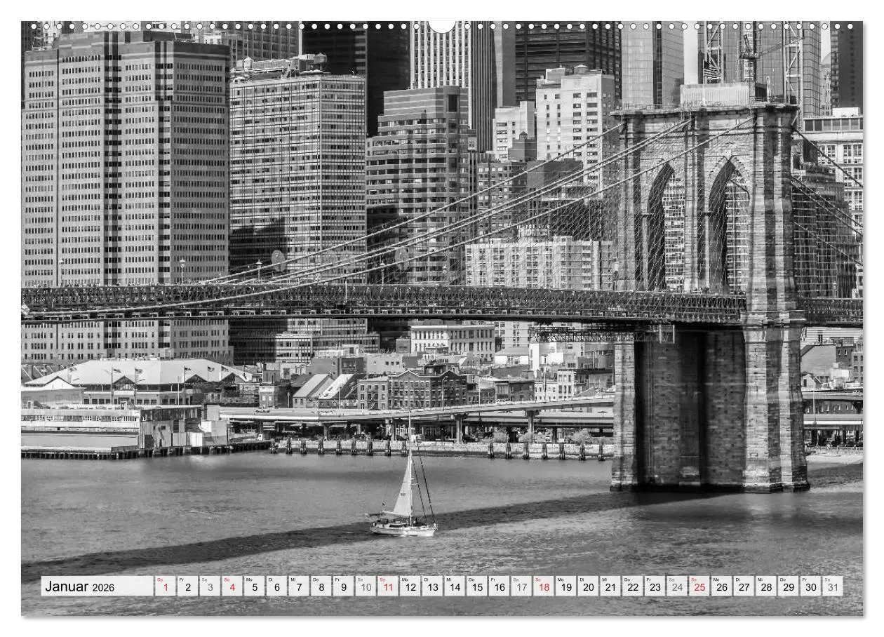Bild: 9783516182309 | BROOKLYN BRIDGE Das Wahrzeichen von New York City (Wandkalender...