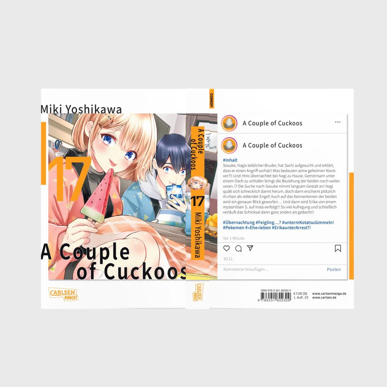 Bild: 9783551802309 | A Couple of Cuckoos 17 | Miki Yoshikawa | Taschenbuch | 192 S. | 2025