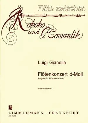 Cover: 9790010312309 | Flötenkonzert d-Moll | Luigi Gianella | Buch | 44 S. | Deutsch | 1997