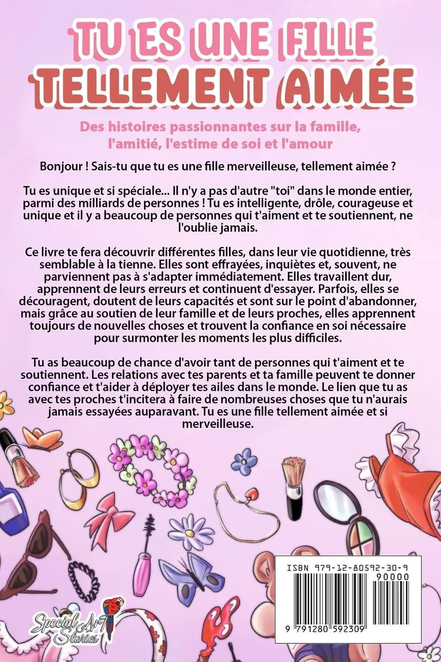 Rückseite: 9791280592309 | Tu es une fille tellement aimée | Special Art Stories (u. a.) | Buch